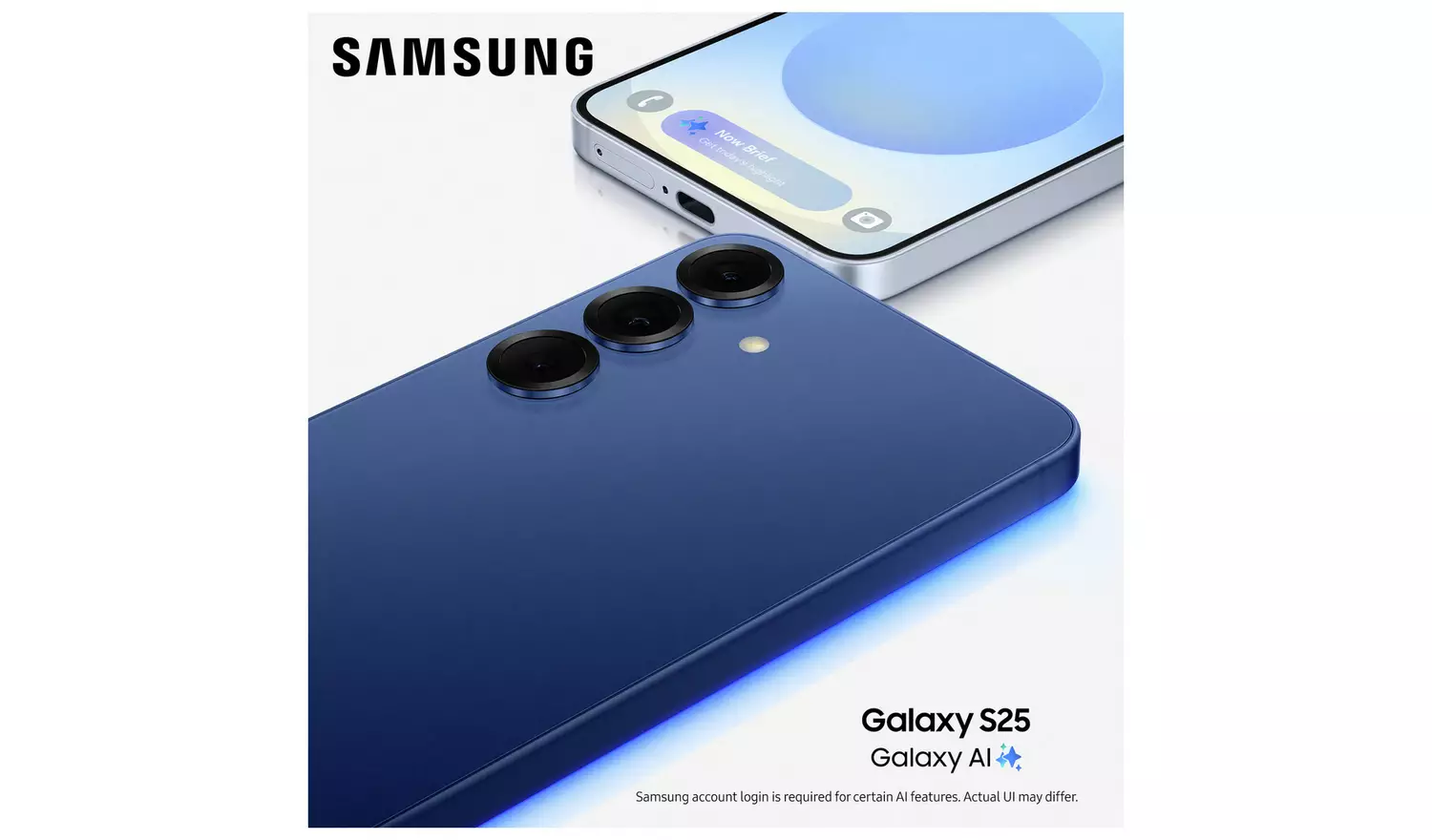 SIM Free Samsung Galaxy S25 5G 512GB AI Mobile Phone Silver