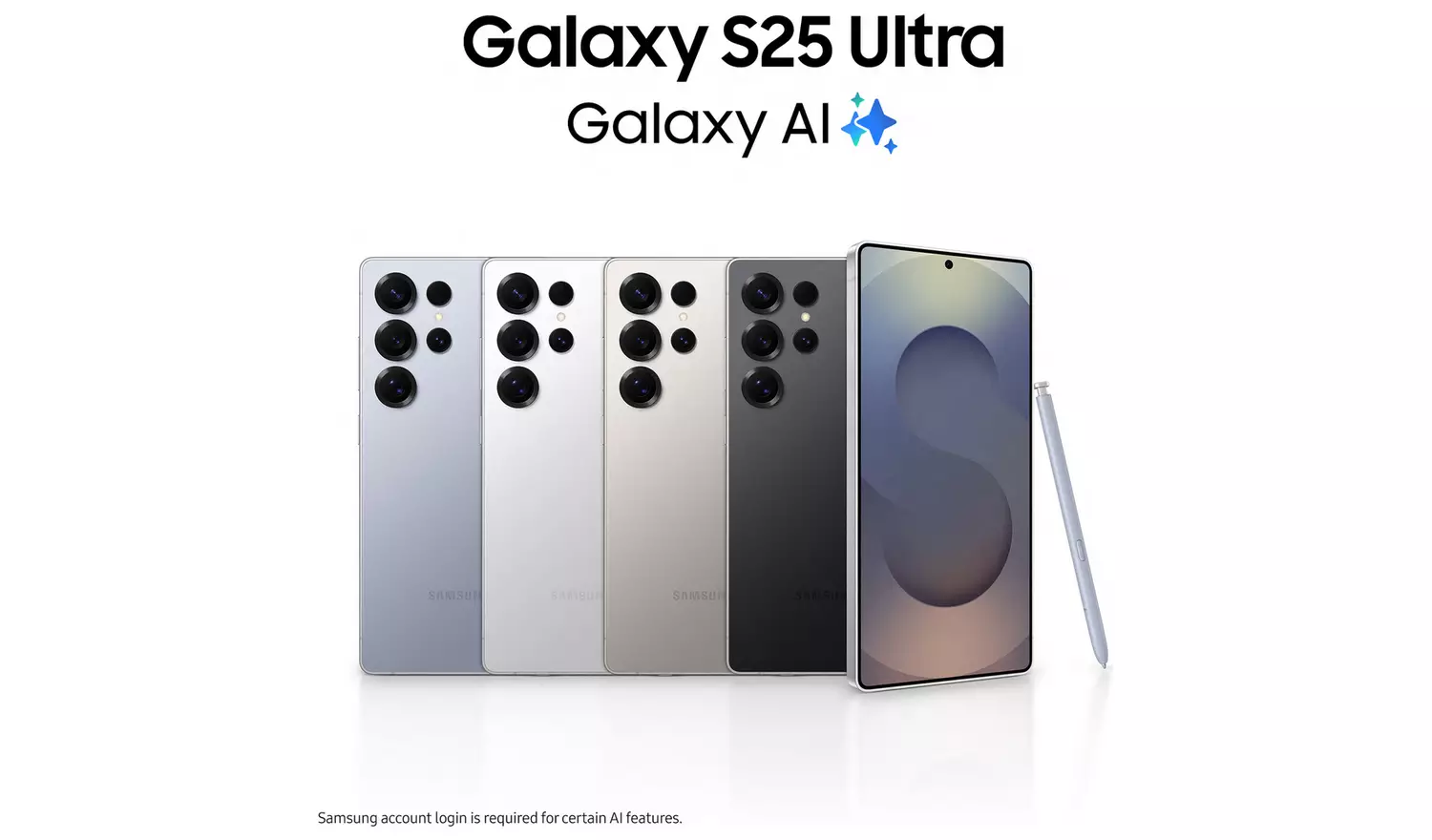 SIM Free Samsung Galaxy S25 Ultra 5G 512GB AI Phone - Grey