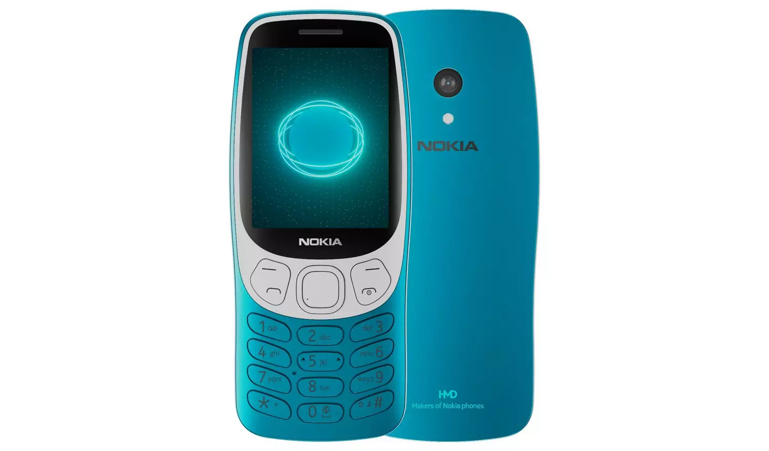 SIM Free Nokia 3210 Mobile Phone - Scuba Blue
