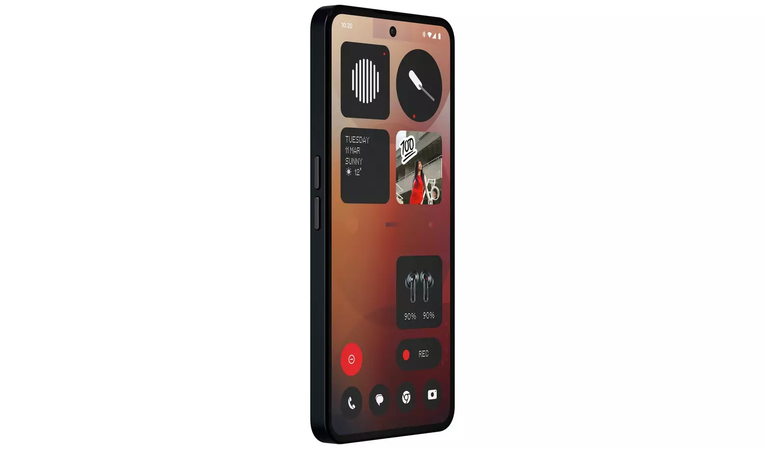 SIM Free Nothing Phone (3a) 5G 256GB AI Mobile Phone - Black