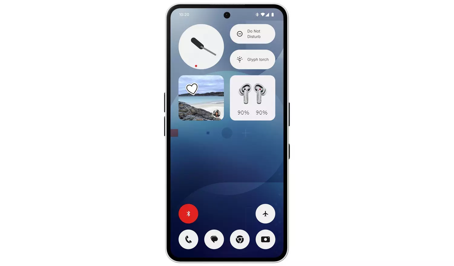 SIM Free Nothing Phone (3a) 5G 256GB AI Mobile Phone - White