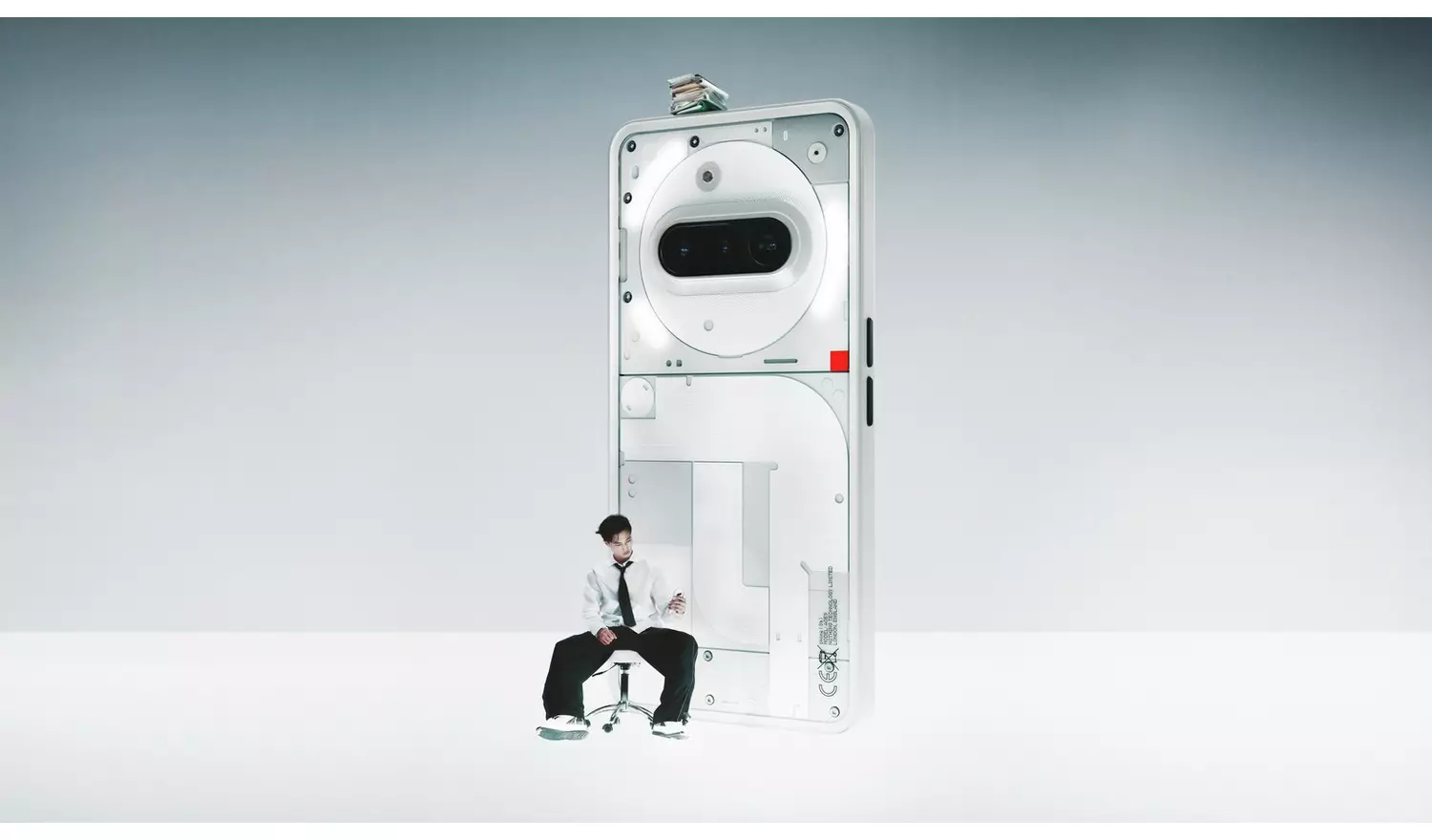 SIM Free Nothing Phone (3a) 5G 256GB AI Mobile Phone - White