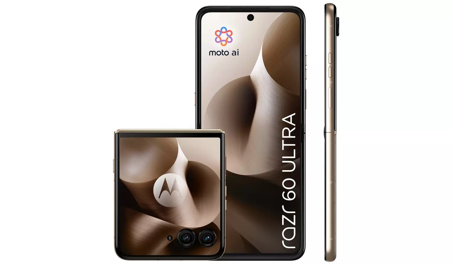 SIM Free Motorola Razr 60 Ultra 5G 512GB AI Phone - Wood