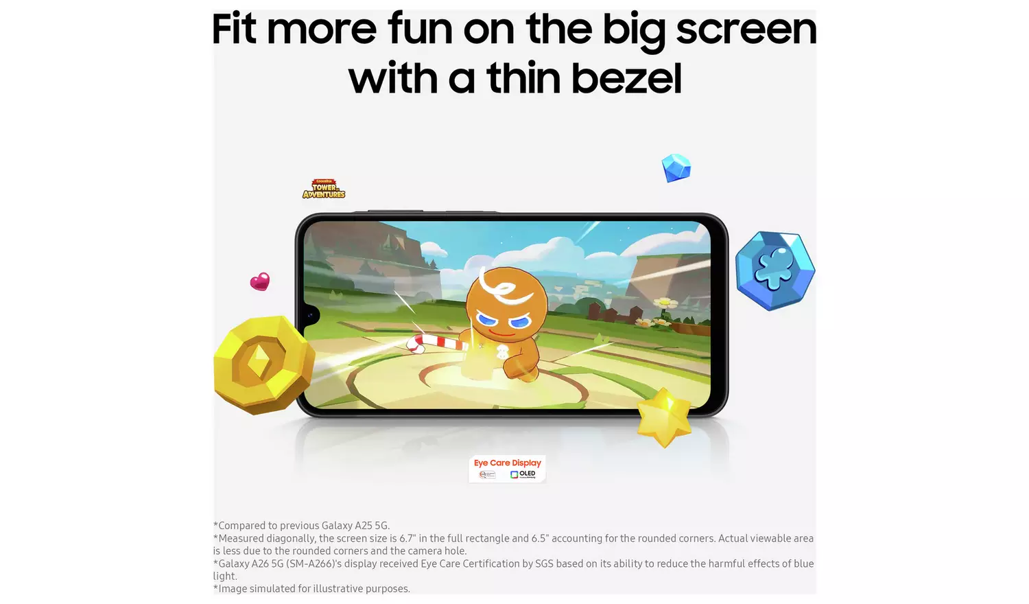 SIM Free Samsung Galaxy A26 5G 256GB AI Mobile Phone - White