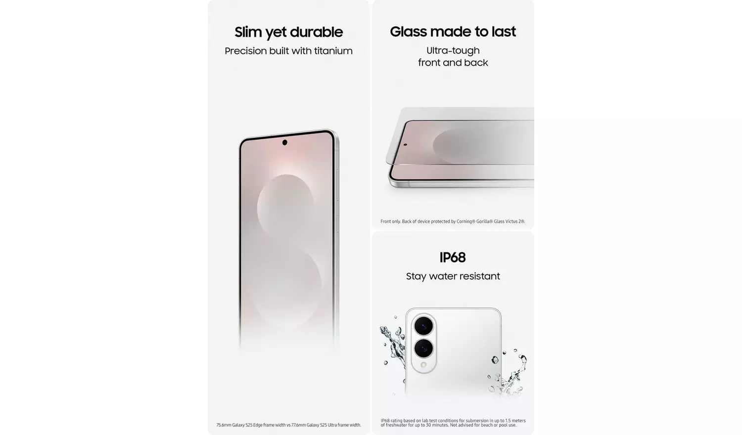 SIM Free Samsung Galaxy S25 Edge 5G 512GB AI Phone - Silver