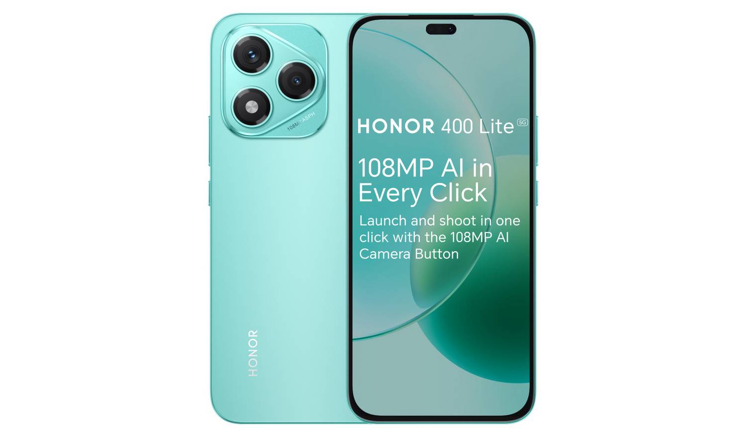 SIM Free HONOR 400 Lite 5G 256GB AI Mobile Phone Marrs Green