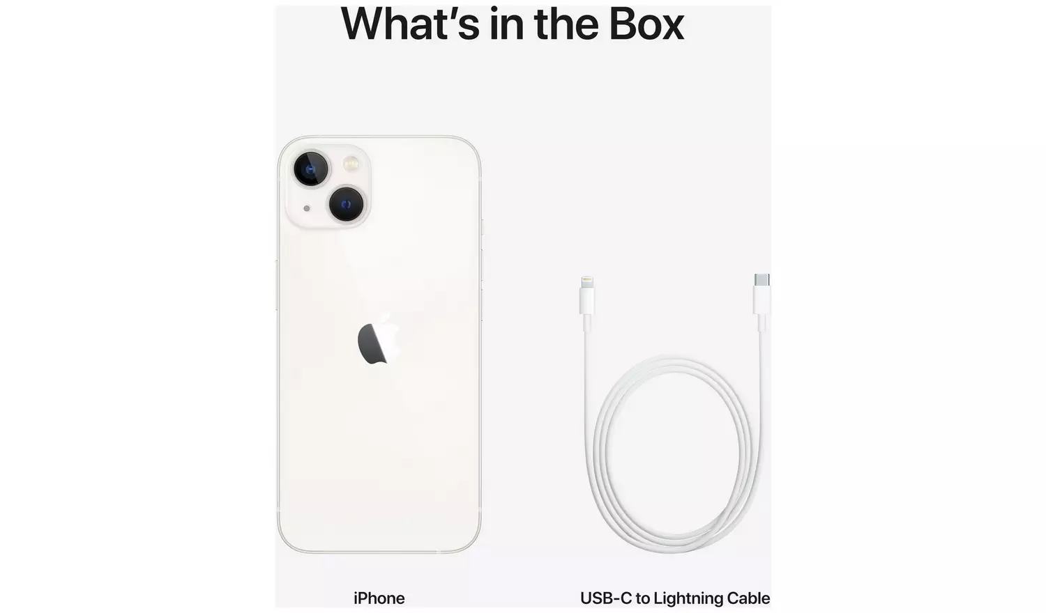 SIM Free iPhone 13 5G 128GB Mobile Phone - Starlight