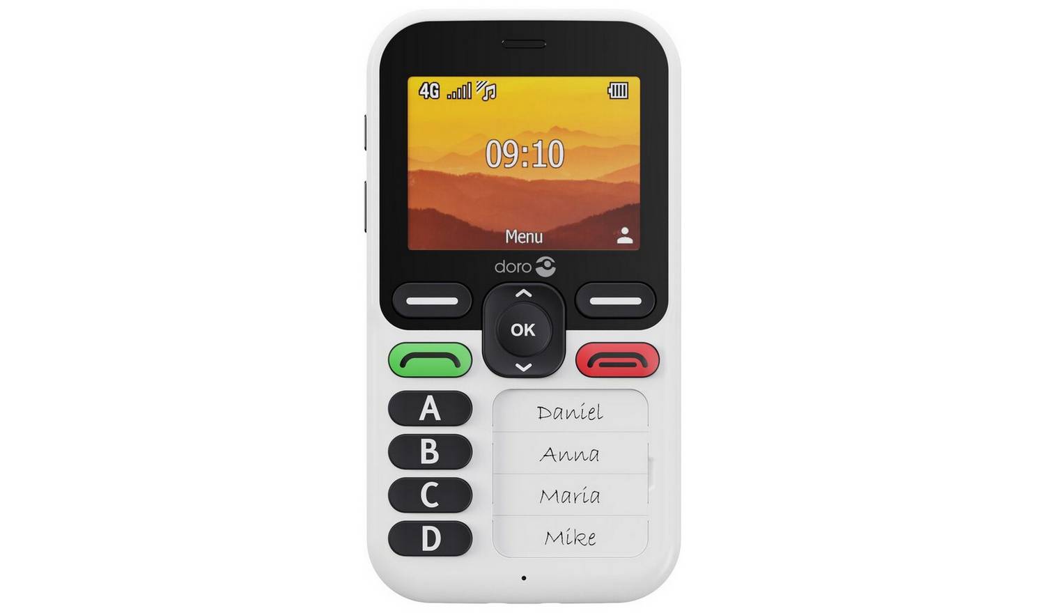 SIM Free Doro Leva X10 Mobile Phone - Black and White