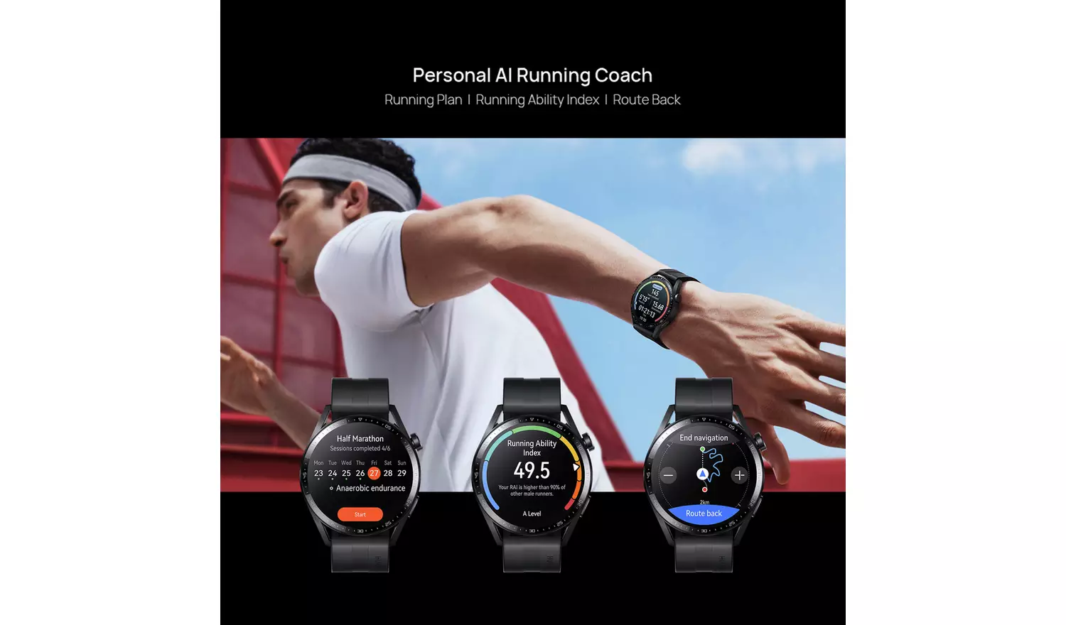 HUAWEI Smart Watch GT3 46mm - Black