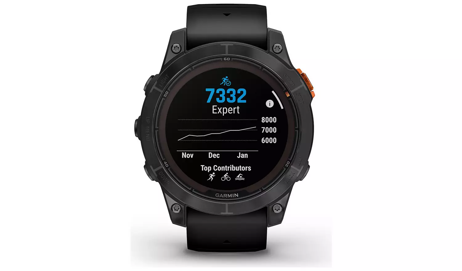 Garmin Fenix 7 Pro Solar Glass GPS Smart Watch - Black