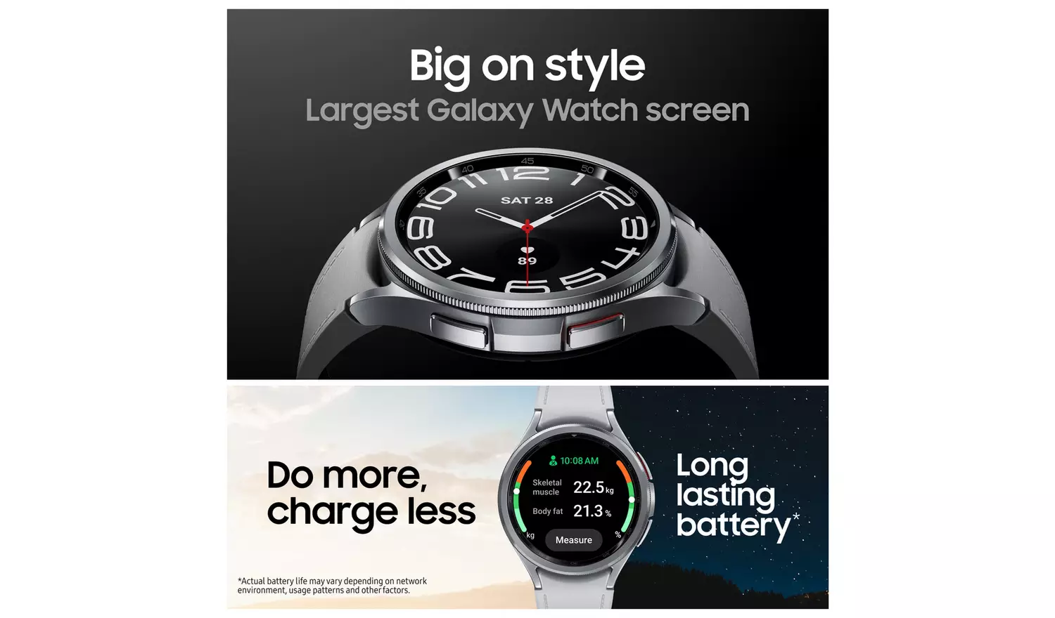 Samsung Galaxy Watch6 Classic 47mm Smart Watch - Black