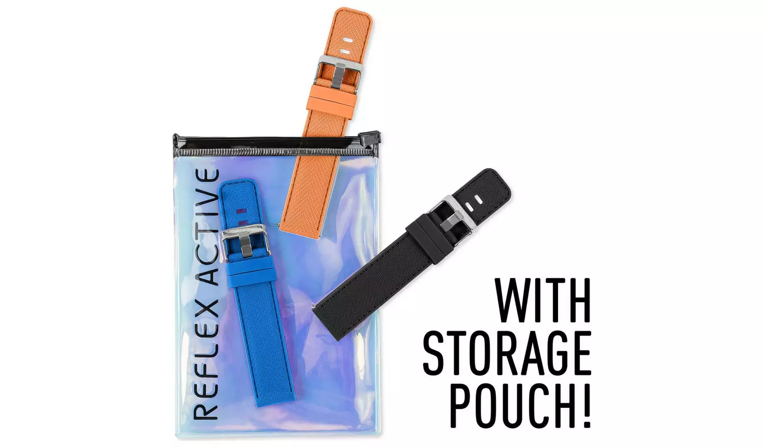 Reflex Active Interchangeable Smart Watch Strap Set