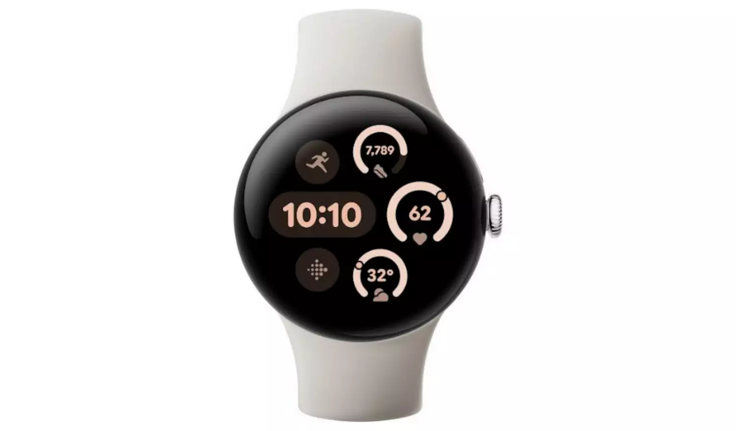 Google Pixel Watch 3 45mm Wi-Fi Smart Watch - Porcelain