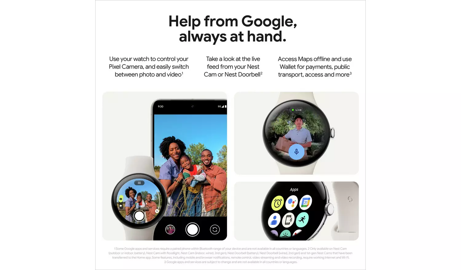 Google Pixel Watch 3 45mm Wi-Fi Smart Watch - Porcelain