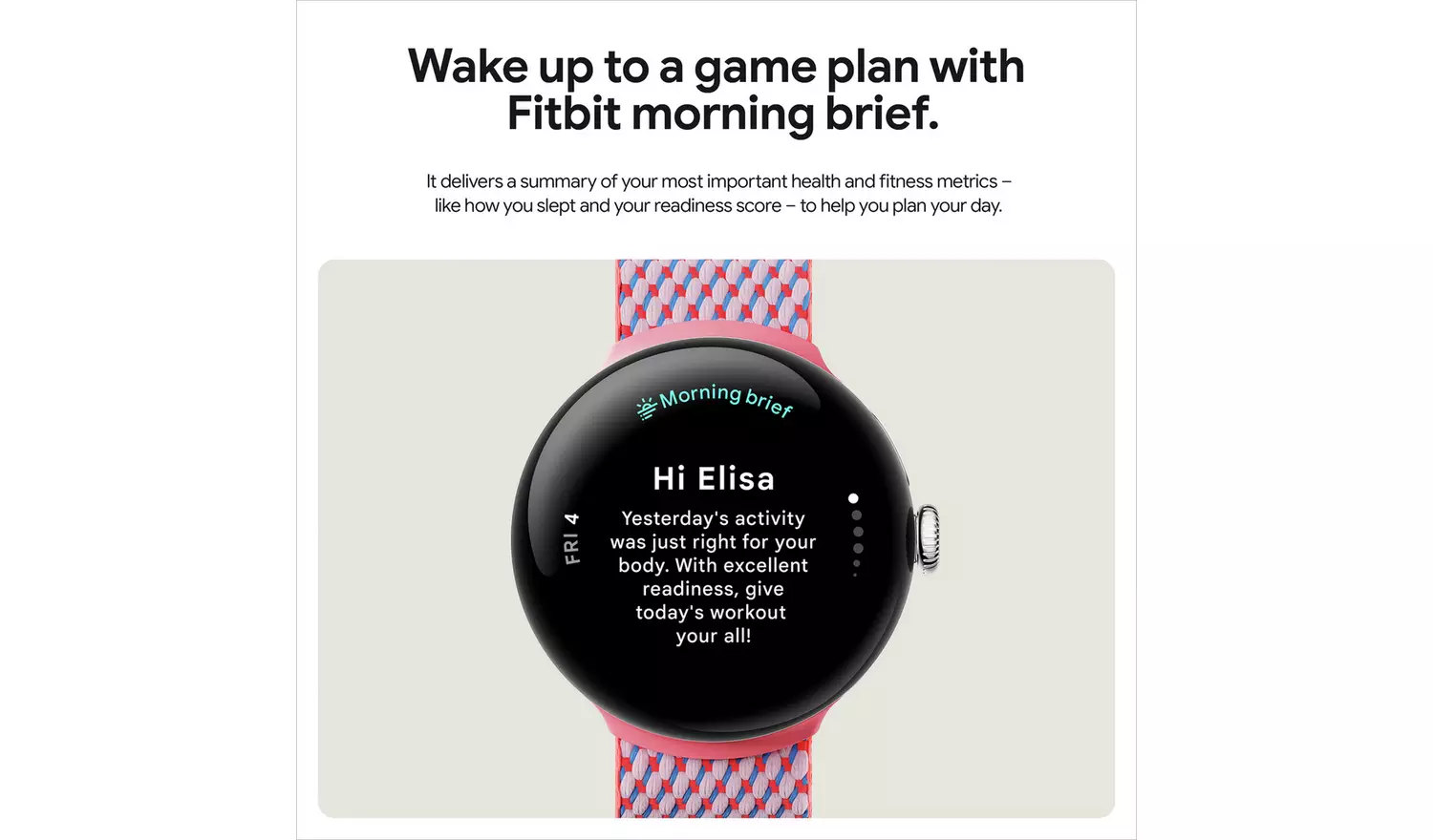 Google Pixel Watch 3 41mm Wi-Fi Smart Watch - Porcelain