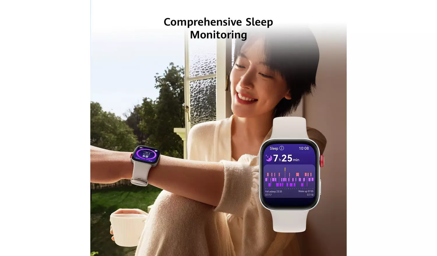 HUAWEI Watch Fit 3 Smart Watch - Moon White