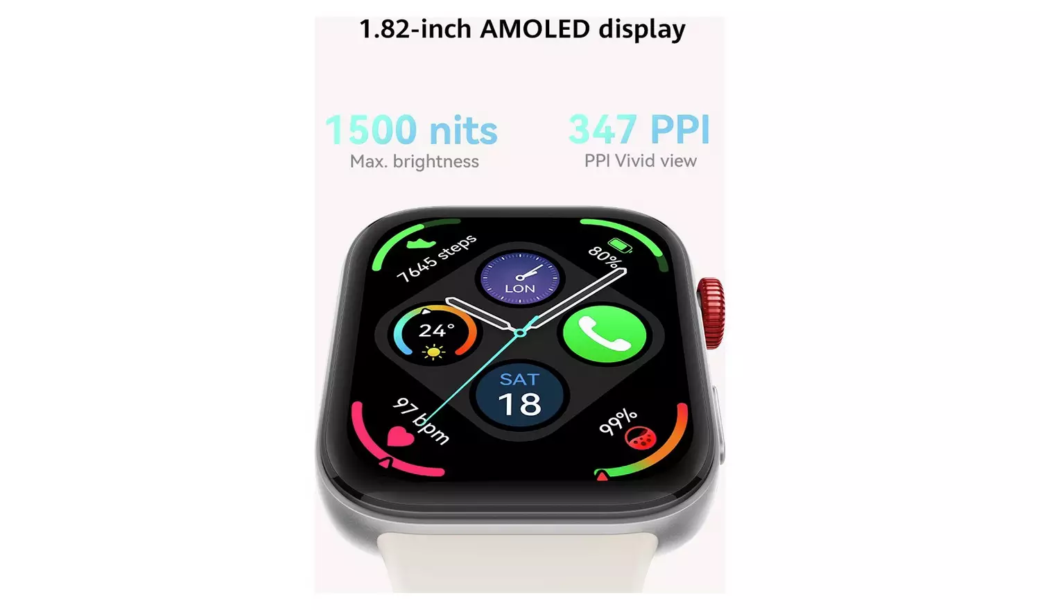 HUAWEI Watch Fit 3 Smart Watch - Moon White