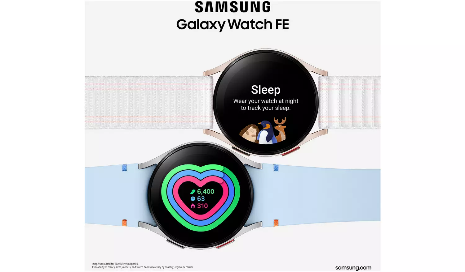 Samsung Galaxy Watch FE Bluetooth 40mm Smart Watch - Blue