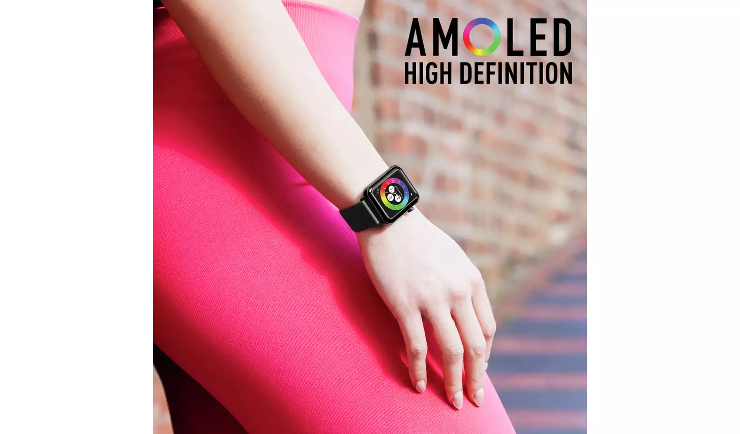 Reflex Active Series 30 Amoled Black Strap Smart Watch