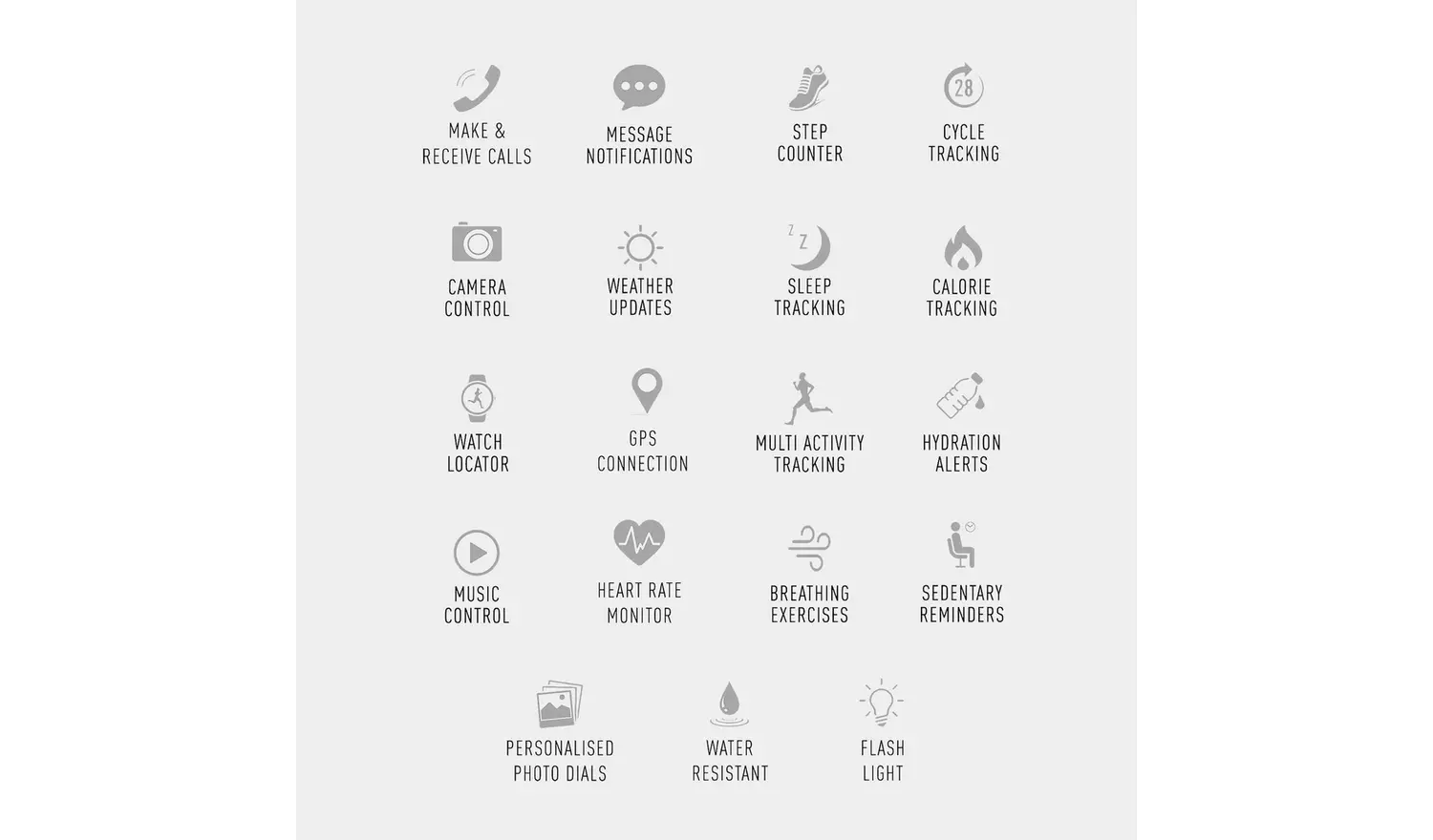 Reflex Active Series 30 Amoled Black Strap Smart Watch