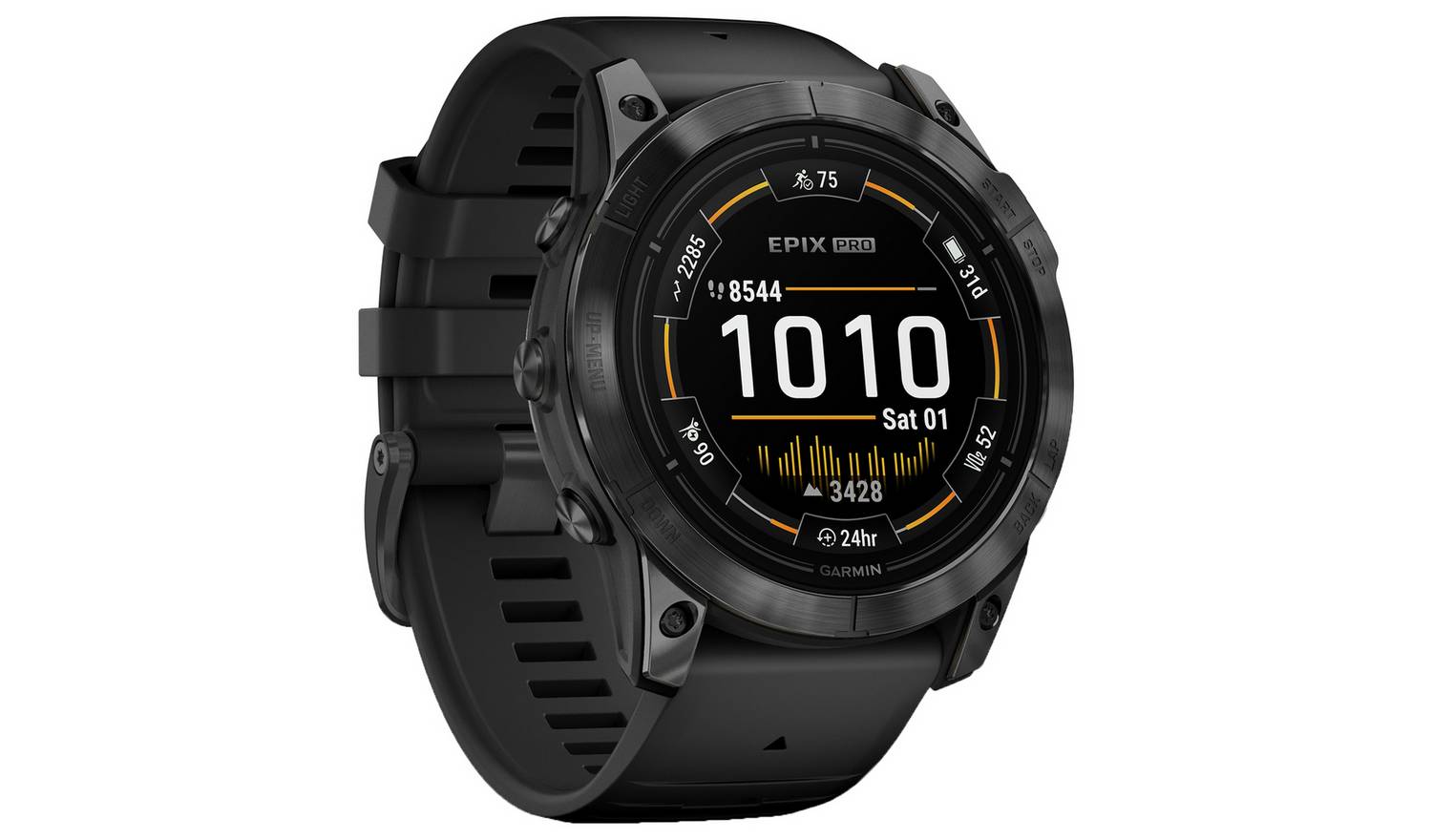 Garmin epix Pro 51mm Smart Watch - Slate Grey & Black