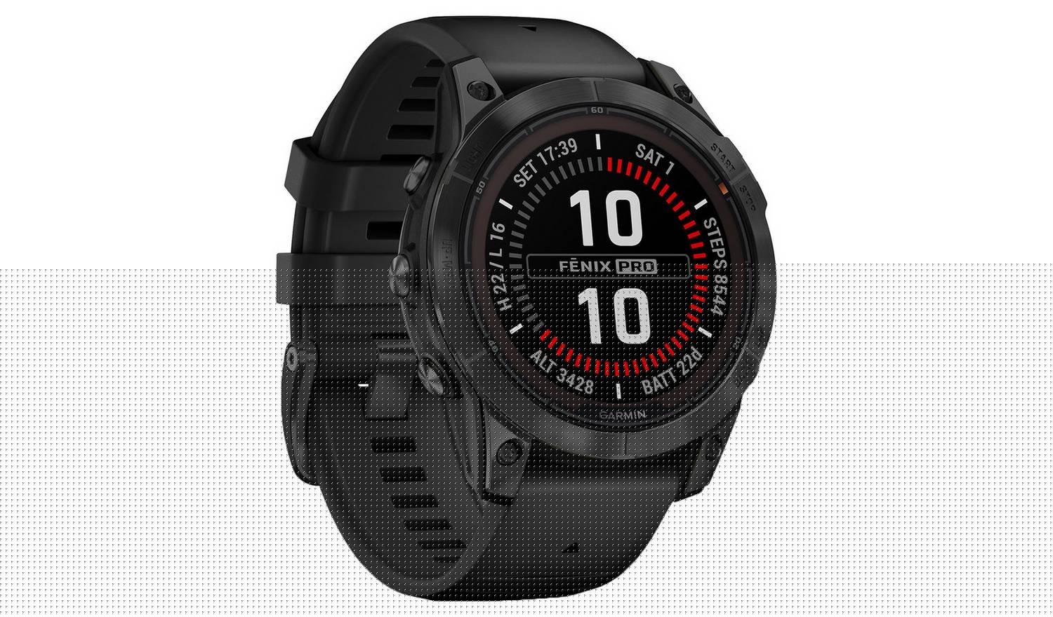 Garmin Fenix 7 Pro Solar Glass GPS Smart Watch - Black
