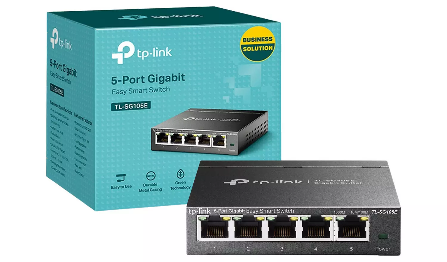 TP-Link TL-SG105E 5 Port Gigabit Easy Smart Switch