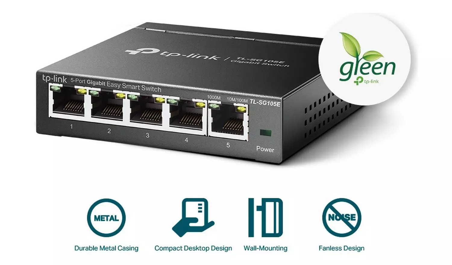 TP-Link TL-SG105E 5 Port Gigabit Easy Smart Switch