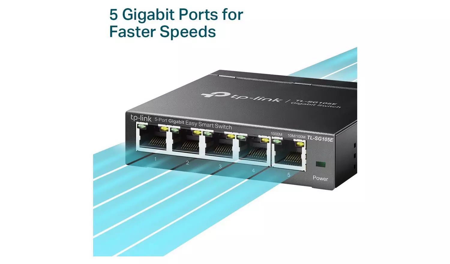 TP-Link TL-SG105E 5 Port Gigabit Easy Smart Switch