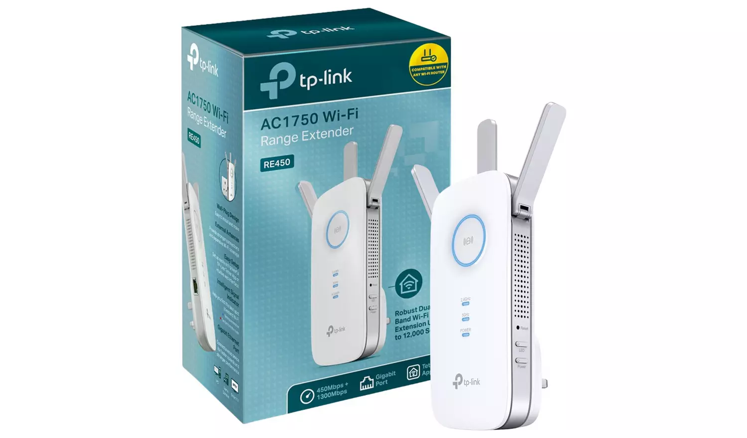 TP-Link RE450 AC1750 Dual Band Wi-Fi Range Extender&Booster
