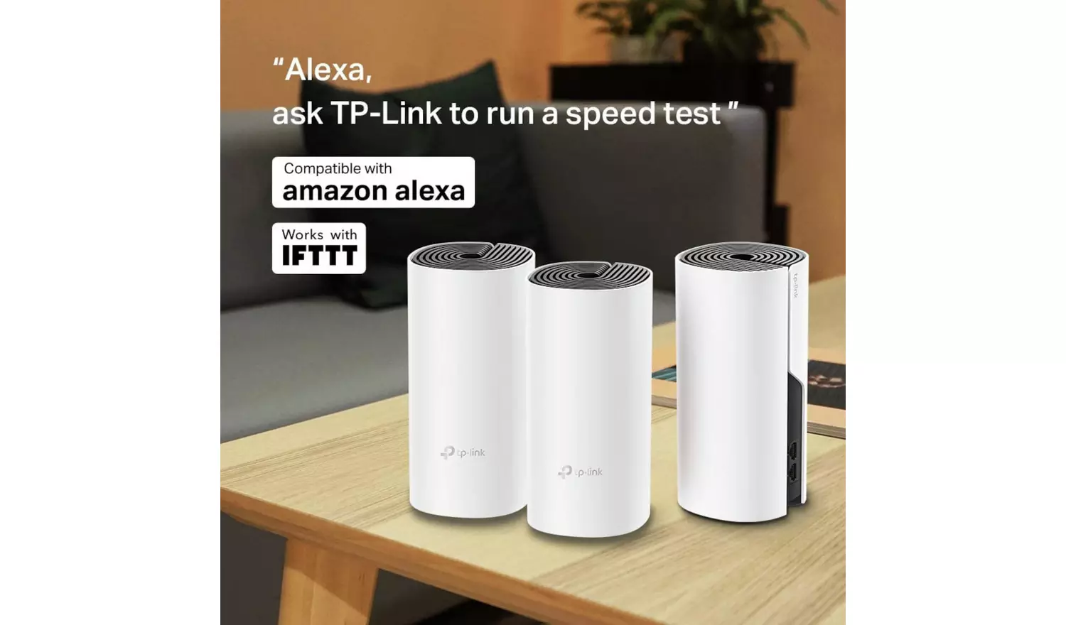 TP-Link Deco M4 AC1200 Whole Home Mesh Wi-Fi System – 3 Pack
