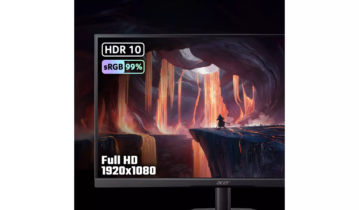 Acer Nitro KG251Q P3 24.5 Inch 180Hz FHD Gaming Monitor