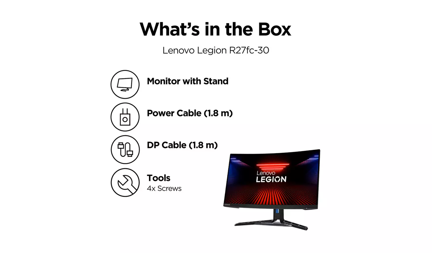 Lenovo R27fc-30 27 Inch 240Hz FHD Gaming Monitor
