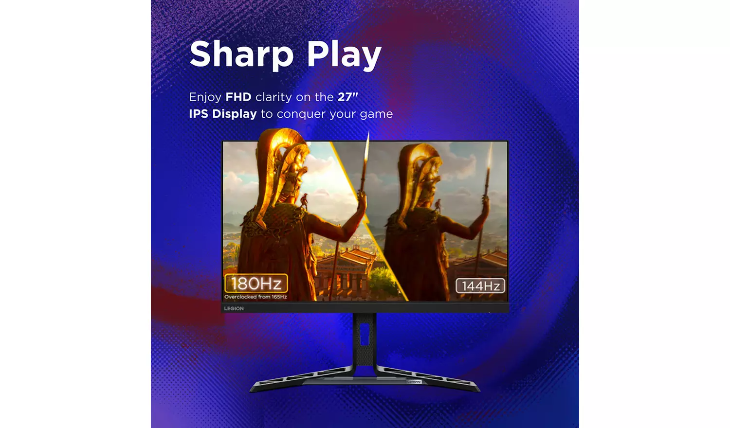 Lenovo R27i-30 27 Inch 165Hz IPS FHD Gaming Monitor