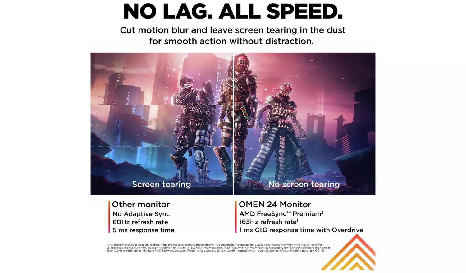 HP Omen 23.8 Inch 165Hz IPS FHD Gaming Monitor