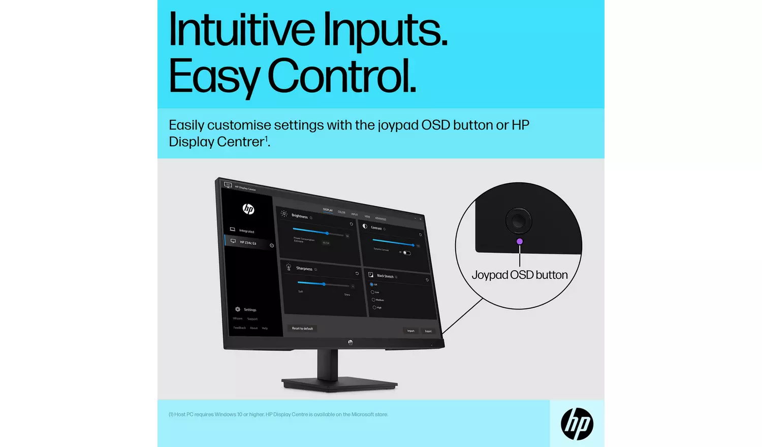 HP V24v G5 23.8 Inch 75Hz IPS FHD Monitor