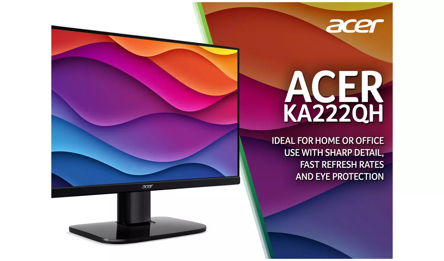 Acer KA222Q E3 21.5 Inch 100Hz FHD Monitor