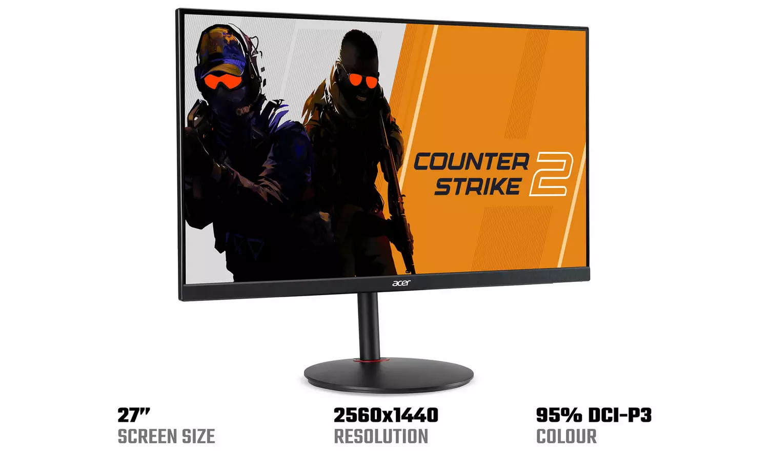 Acer Nitro XV272UV3 27in 180Hz IPS WQHD Gaming Monitor