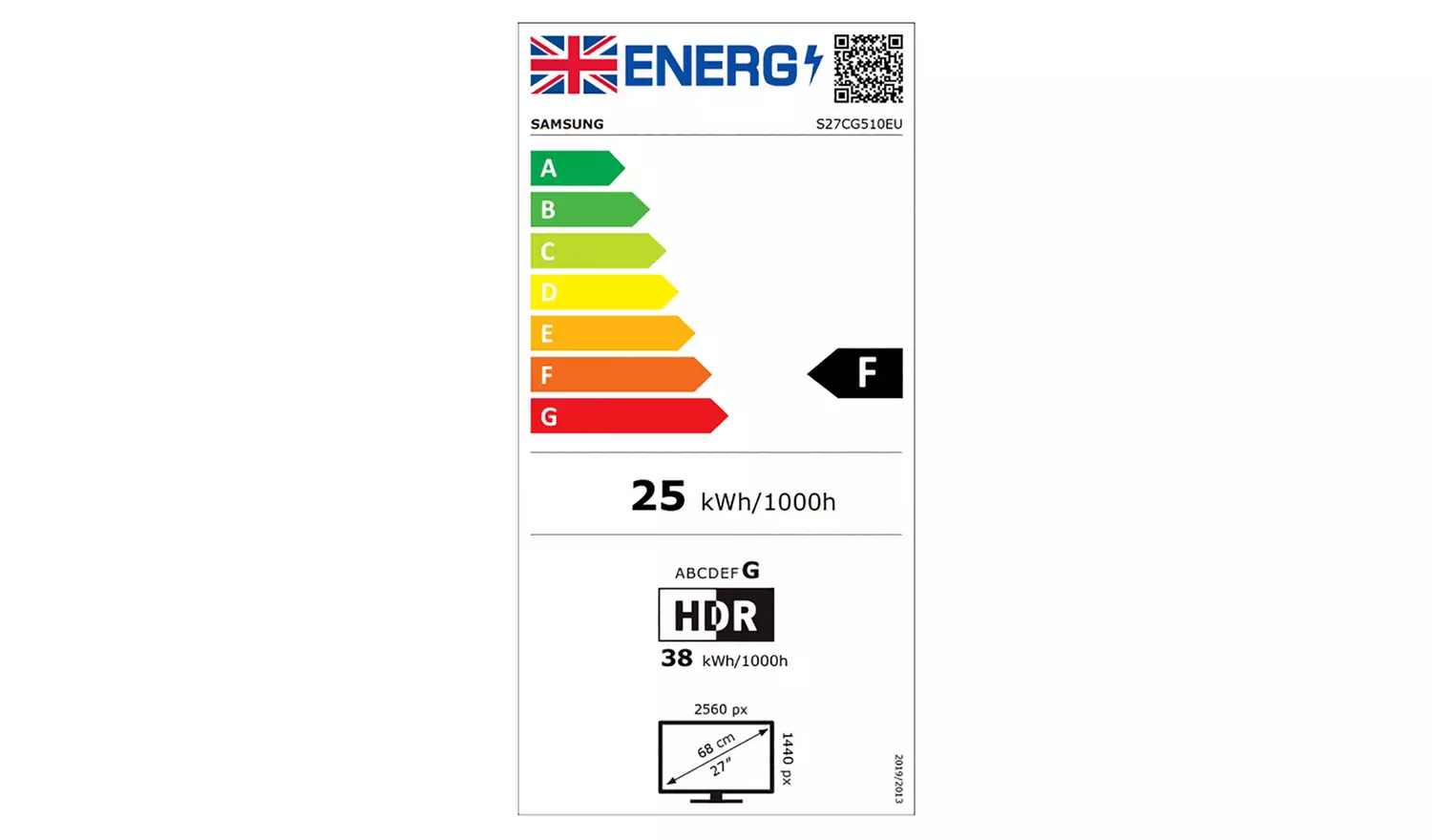 Samsung Odyssey G5 27 Inch 165Hz QHD Gaming Monitor