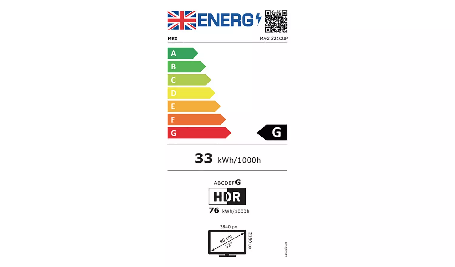MSI MAG 312CUP 31.5in 160Hz Gaming Monitor