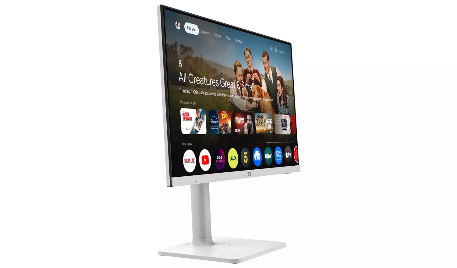 MSI Modern MD272UPSW 27 Inch 60Hz IPS 4K UHD Smart Monitor