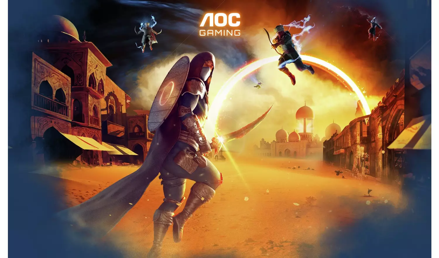 AOC CQ27G4X 27 Inch 180Hz QHD Curved Gaming Monitor