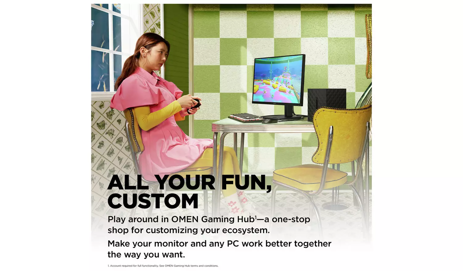 HP Omen 27Q 27 Inch 165Hz IPS QHD Gaming Monitor