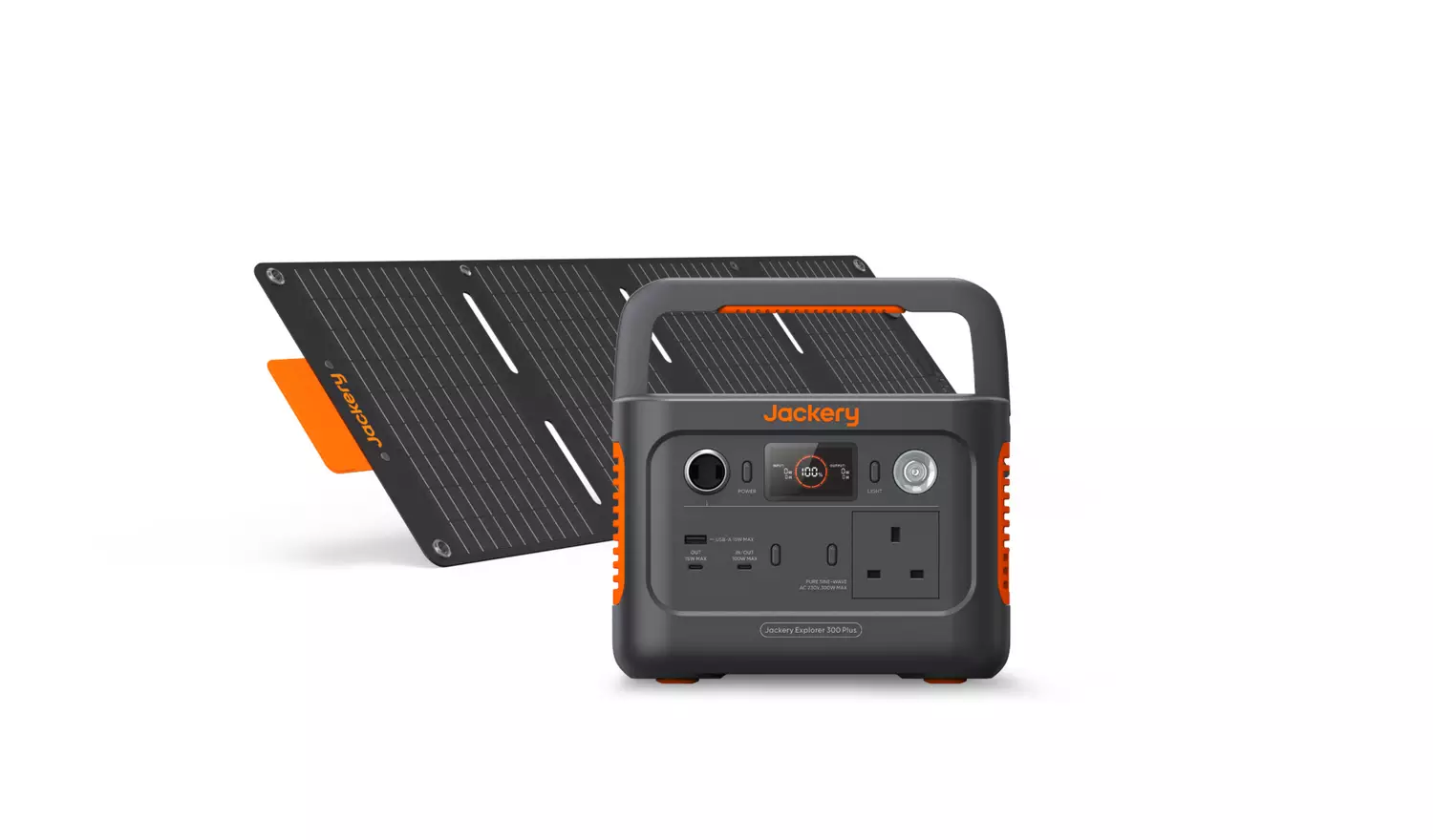 Jackery E300 Plus Solar Panel Bundle Power Station - 288Wh