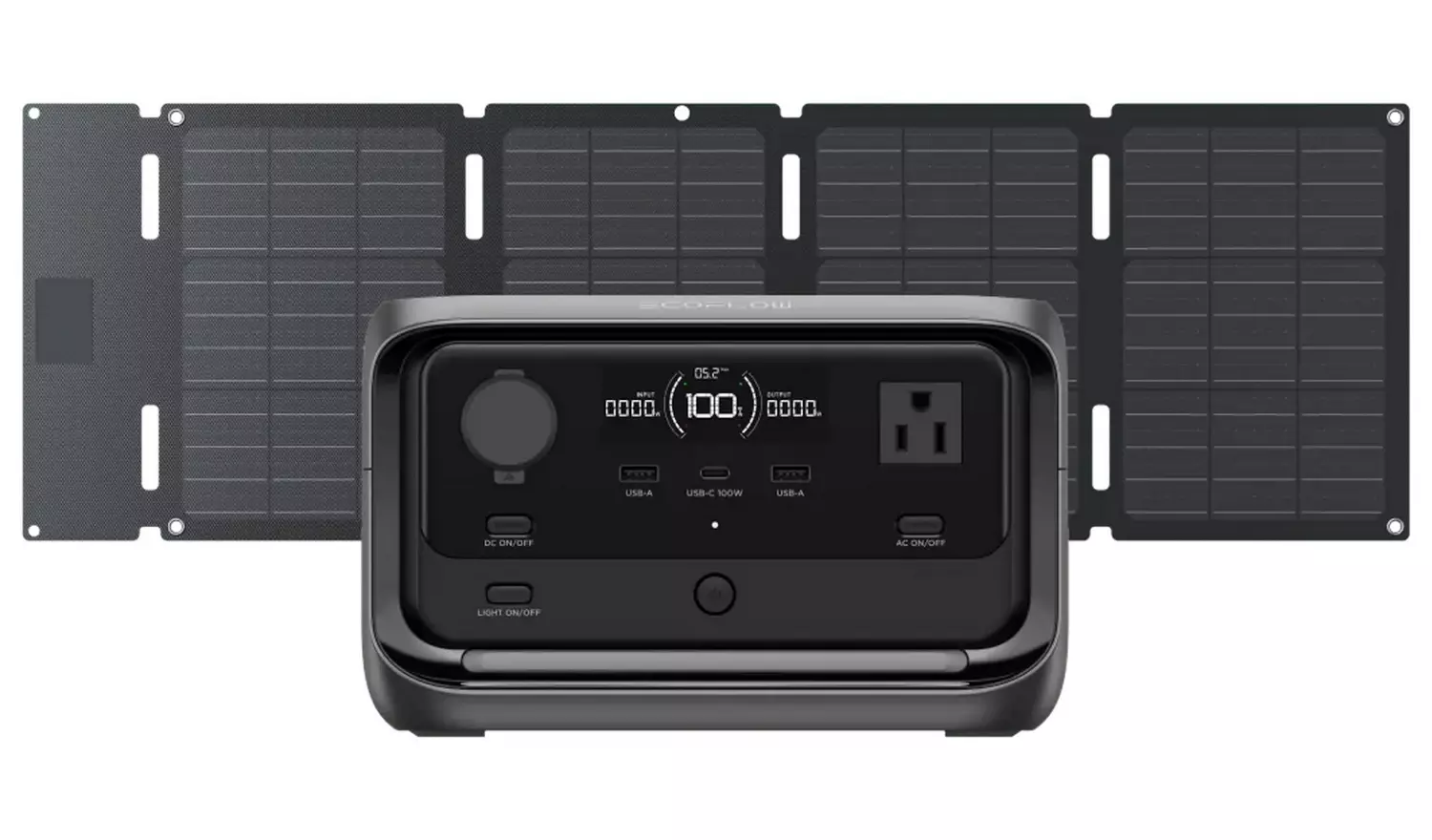 EcoFlow RIVER 3 Bundle + 45W USB-C Solar Panel