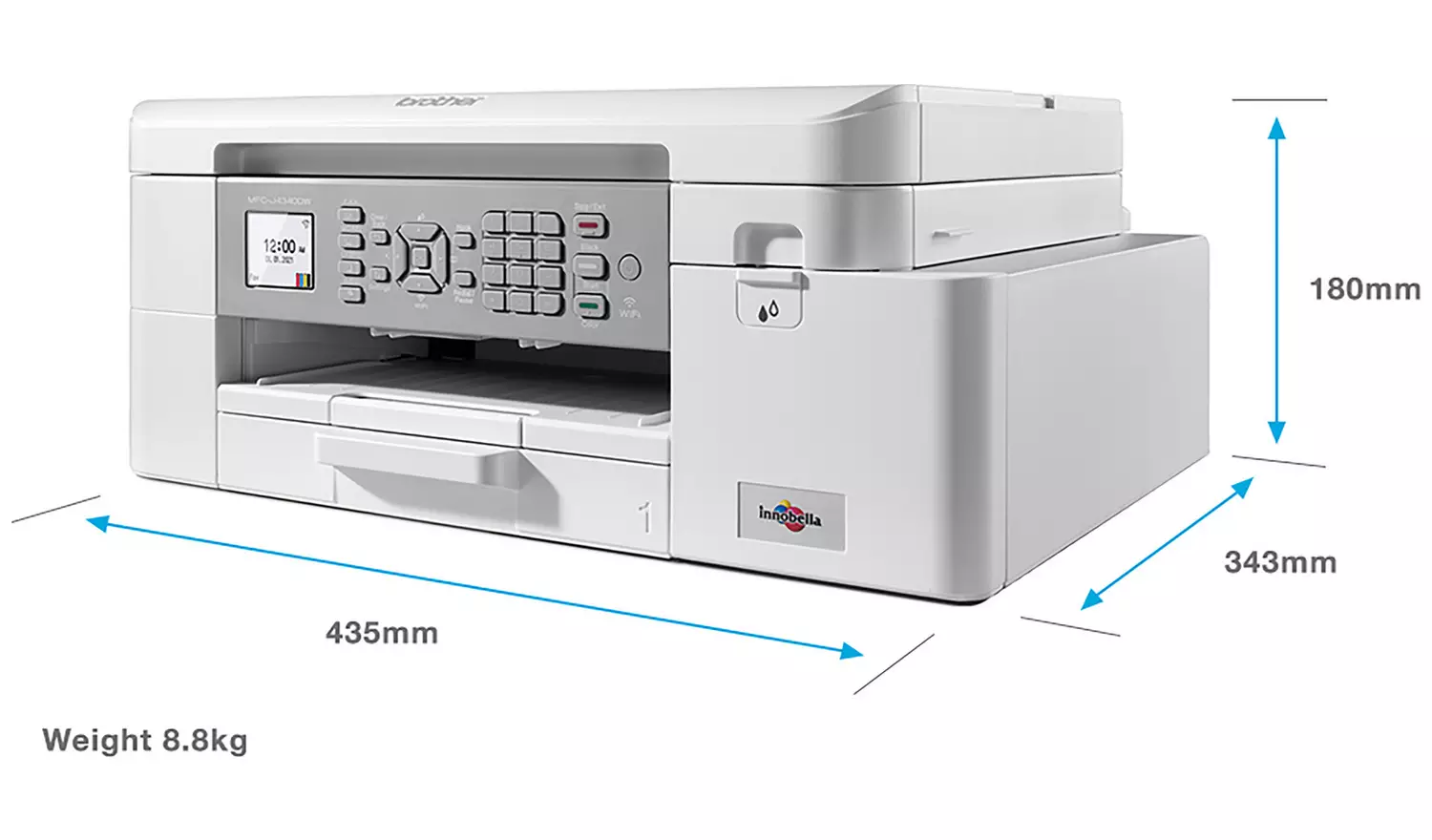 Brother MFC-J4340DWE Inkjet Printer with EcoPro Subscription