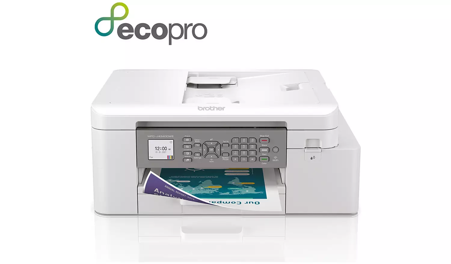 Brother MFC-J4340DWE Inkjet Printer with EcoPro Subscription