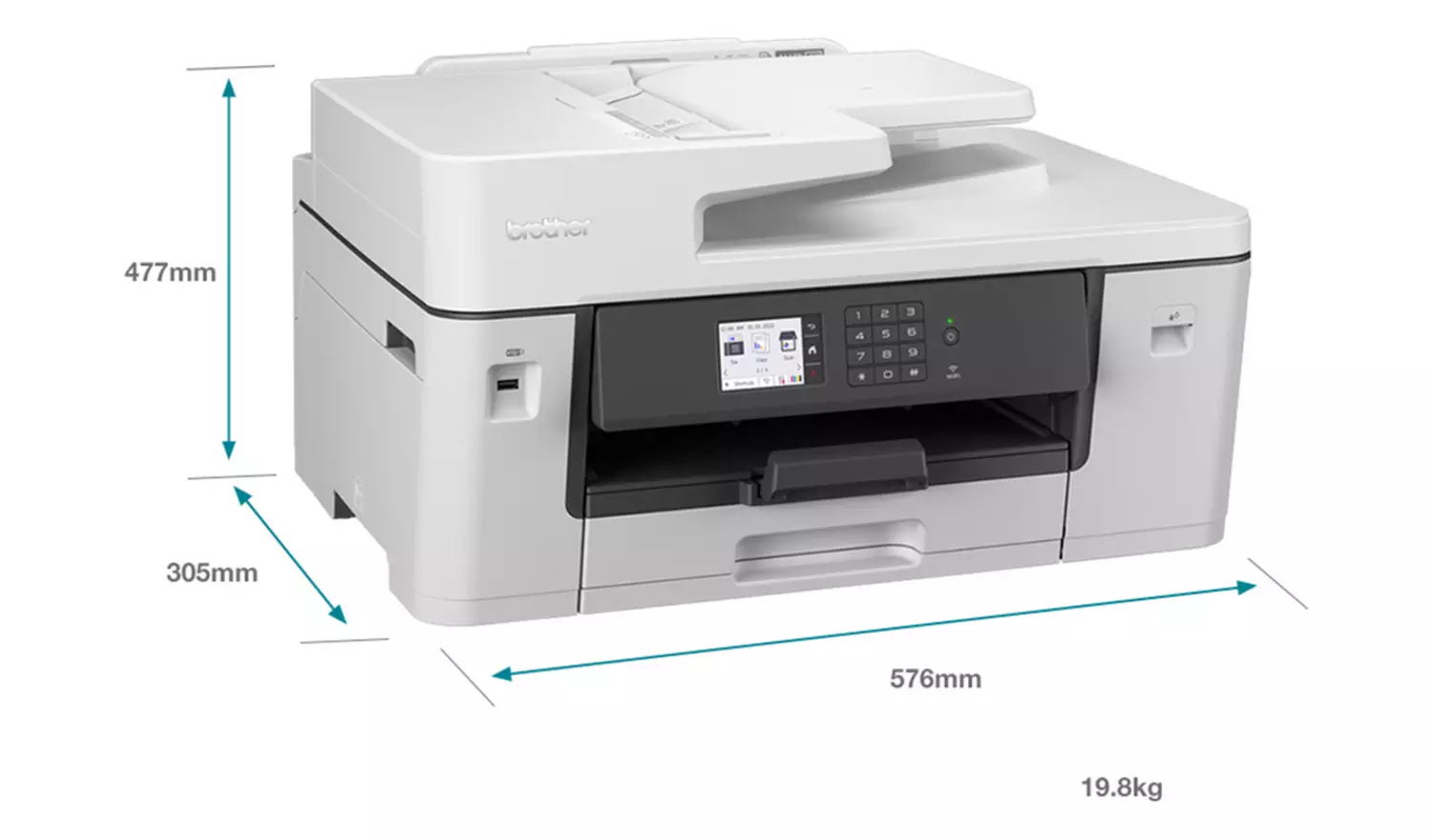 Brother MFC-J6540DWE A3 Inkjet Printer with EcoPro Trial