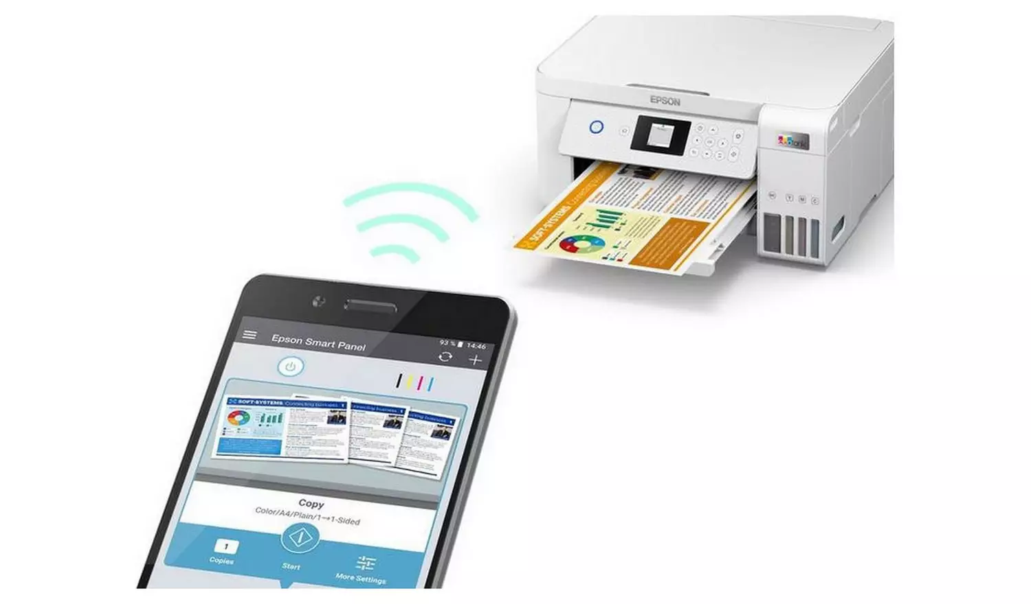 Epson EcoTank ET-2856 Wireless Inkjet Printer