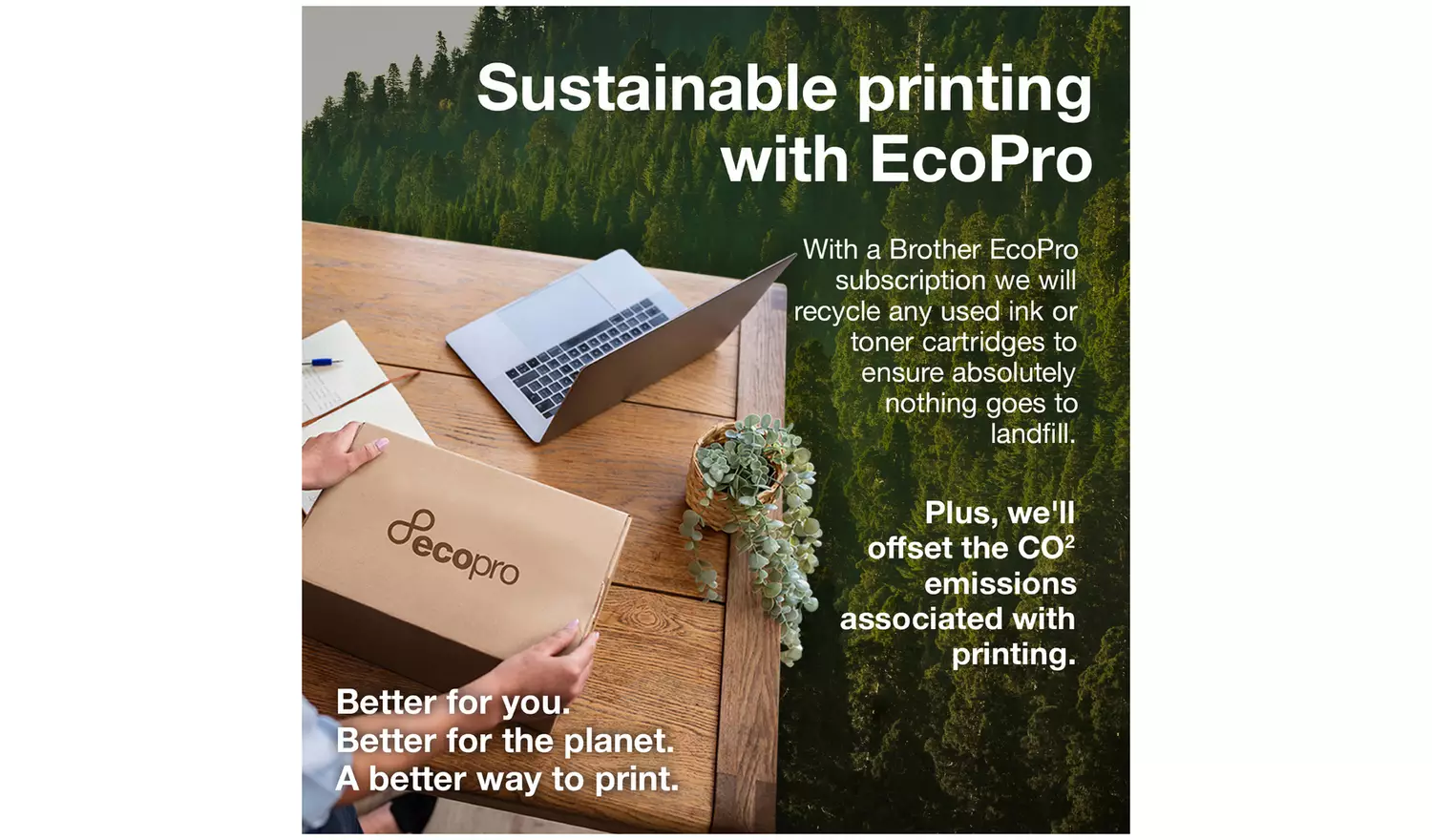 Brother DCP-L2627DWE EcoPro Ready 3-in-1 Mono Laser Printer